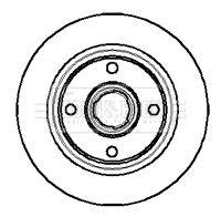 BORG & BECK Piduriketas BBD4934